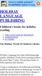Mobile Screenshot of holidaylanguage.com